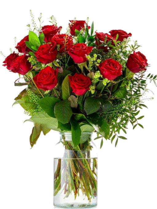 BOUQUET LOVELY RED ROSES